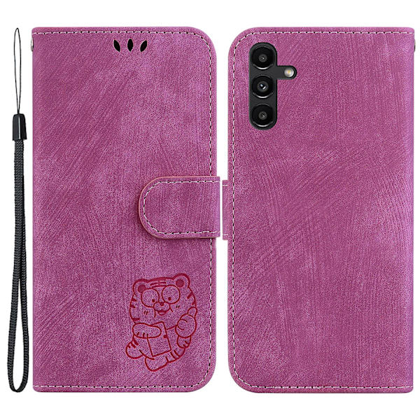 För Samsung Galaxy A13 5g Imprinted Pu-läderfodral Cover Phone case Rose