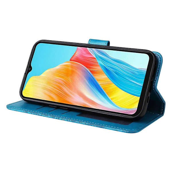 Til Oppo A38 4G Etui Wallet Slim-Fit PU Læder Magnetisk Telefon Cover Multicolor Style B