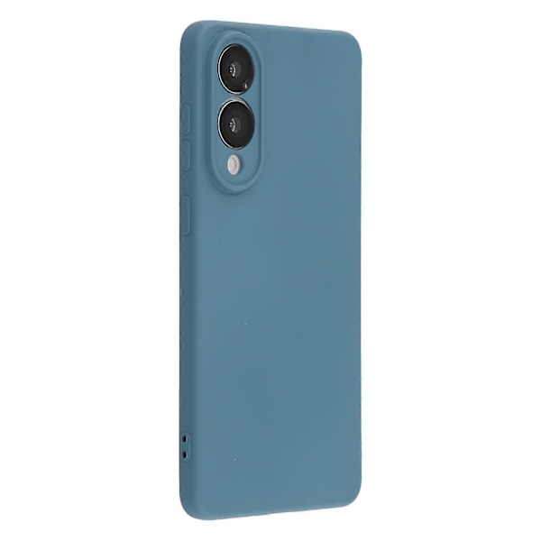 X-LEVEL Skal för Samsung Galaxy S25 Edge Mjukt TPU Anti-Repskydd Fiberfoder Multicolor Dark Blue