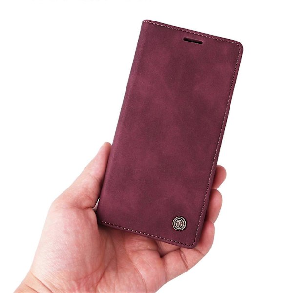 006 Serie Til iPhone 15 Pro Max Cover PU Læder Foldbart Stativ Telefon Cover Multicolor Style B