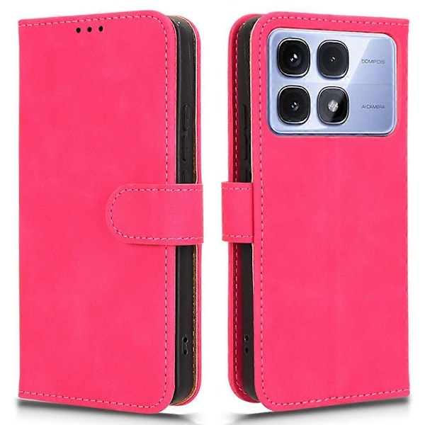 Xiaomi Redmi K70 Ultra nahkakotelo, ihon tuntuinen, pudotussuoja, lompakkokansi Multicolor Style D