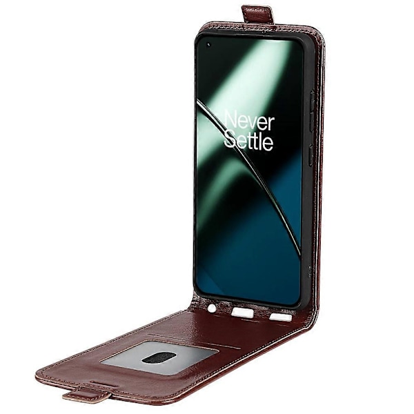 OnePlus 11 5G PU-nahkainen puhelinkotelo korttipaikalla, kaksoismagneettilukolla ja pystysuoralla läppäkannella Multicolor Style D