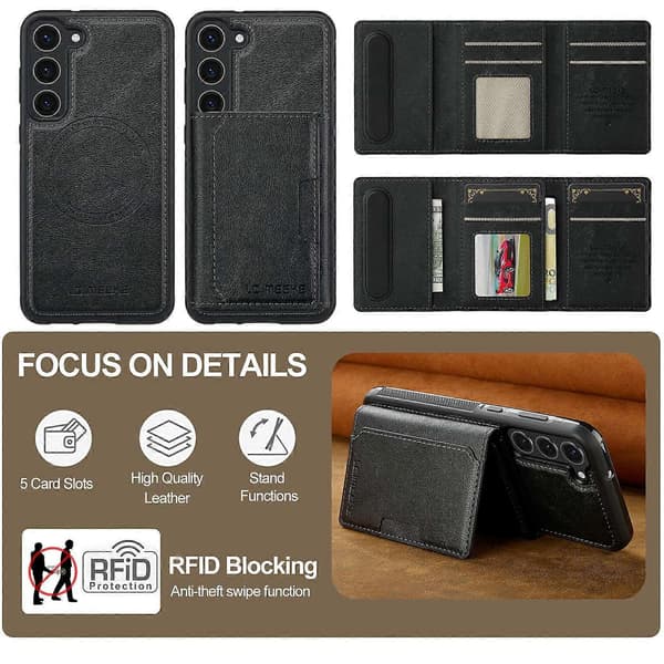 Til Galaxy S23 Telefoncover Multicolor Black