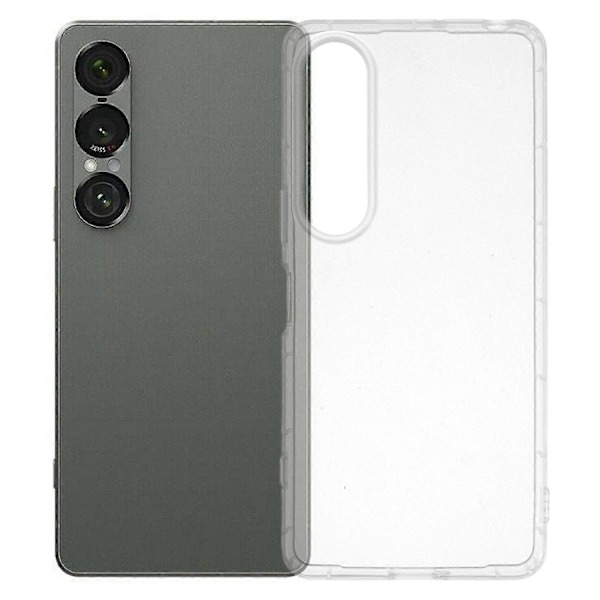 Til Sony Xperia 1 VII Cover Gennemsigtig TPU Telefon Bagside Airbag Beskyttelse