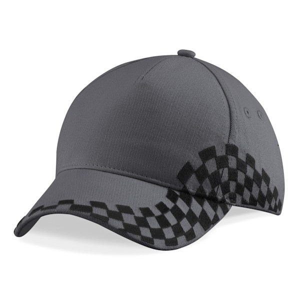 Beechfield Unisex Grand Prix Baseball Cap One Size Graphite Grå Graphite Grey Graphite Grey One Size