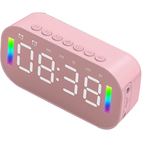 Led Digital Alarm Clock - Led Alarm Clock Radio - Fm Radio - Spegelväckarklocka