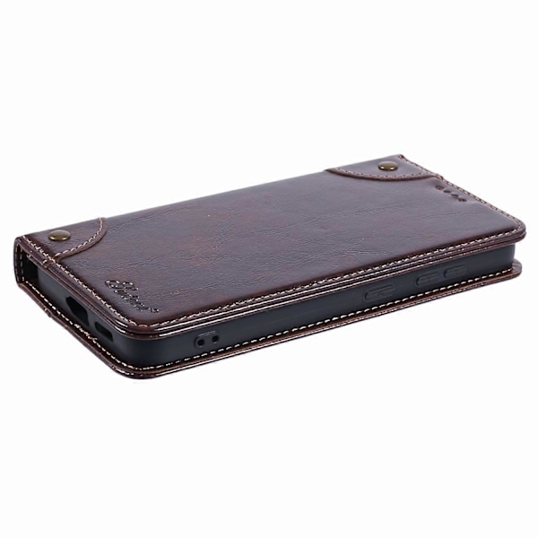 SUTENI PU-Lærdeksel med Folio Flip-Stativ og Lommebok til Samsung Galaxy S24 Multicolor Style E