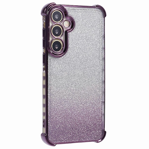 TPU-deksel med glittergradient og elektroplettering for Samsung Galaxy A55 5G Multicolor Style D