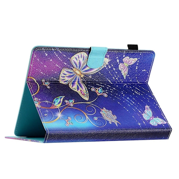7-tommers Universal Tablet Case PU Læder Mønster Stand Kort Holder Beskyttelsescover Multicolor Style C