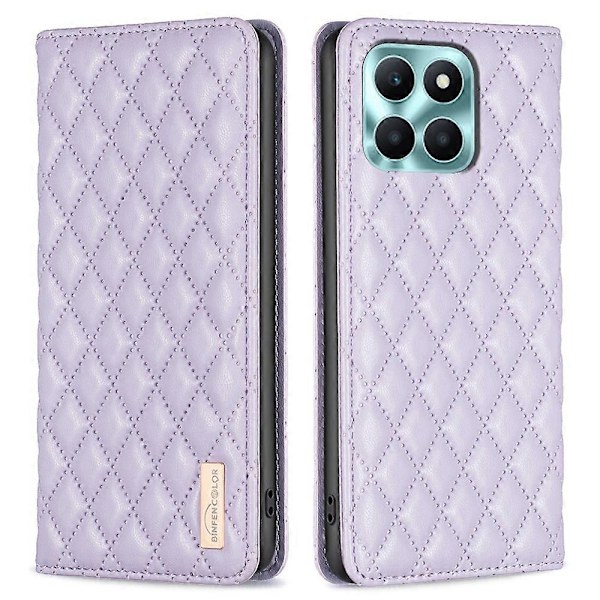 BINFEN COLOR BF Style-16 Honor X6a 4G -kotelo korttipidikkeellä nahkainen jalustallinen puhelinkotelo Multicolor Style B