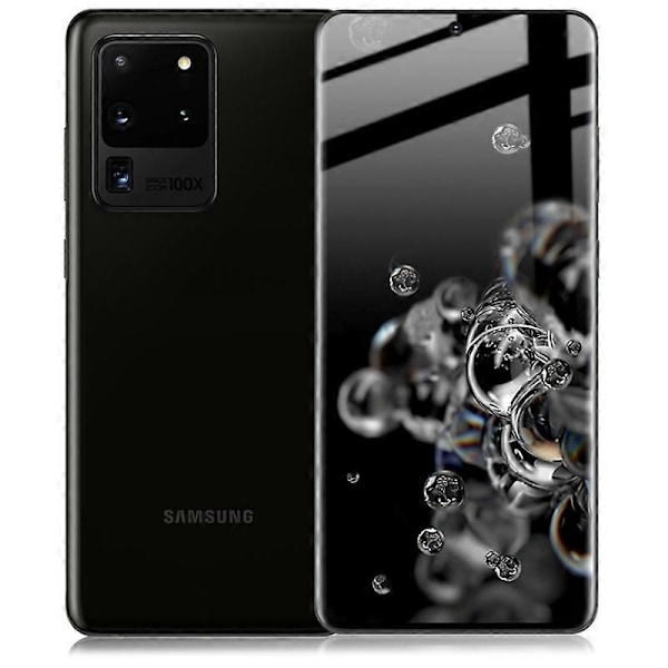 Typ A IMAK 3D Böjt Fulltäckande Härdat Glas Skärmskyddsfilm för Samsung Galaxy S20
