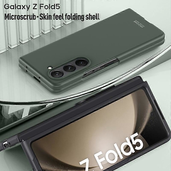 Hårt PC-skal för Samsung Galaxy Z Fold5 5G med hudliknande känsla, stötsäkert skydd Multicolor Style B