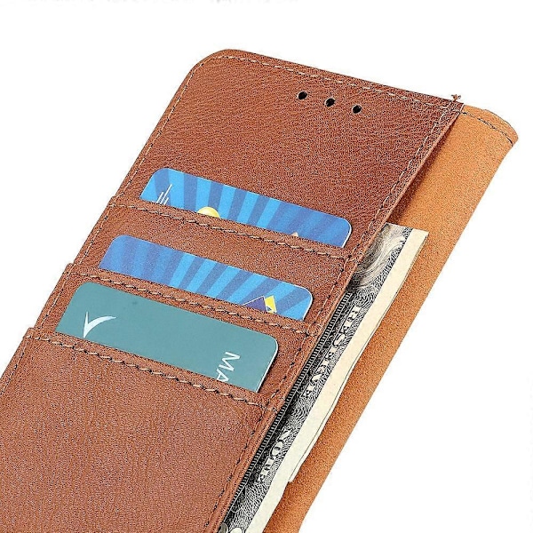 KHAZNEH PU Læder Wallet Cover med Stativ til Huawei Mate 60 Pro - Ko Læder Tekstur Multicolor Style D