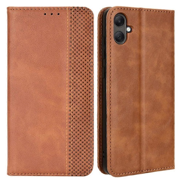 Til Samsung Galaxy A05 4G Etui Stødsikkert PU Læder Wallet Stand Telefon Cover Multicolor Style D