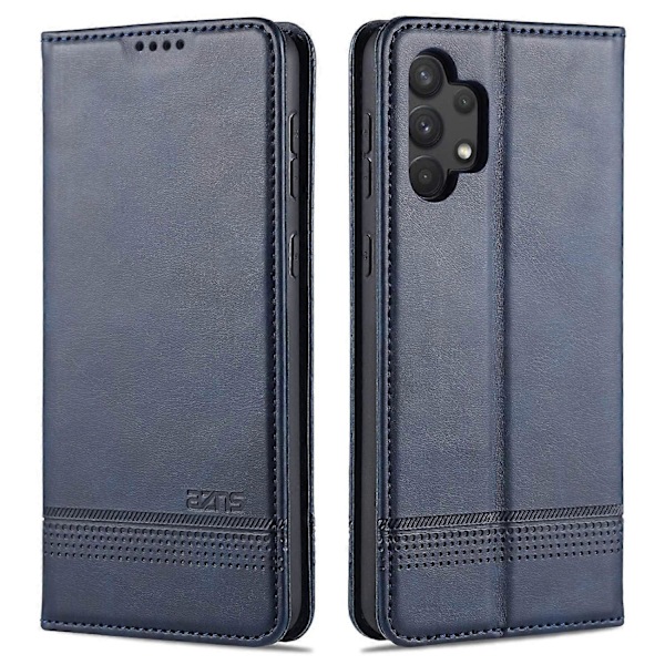 AZNS Stand Wallet Automaattisesti imeytyvä magneettinen nahkakotelo Samsung Galaxy A32 4G:lle Multicolor Style E