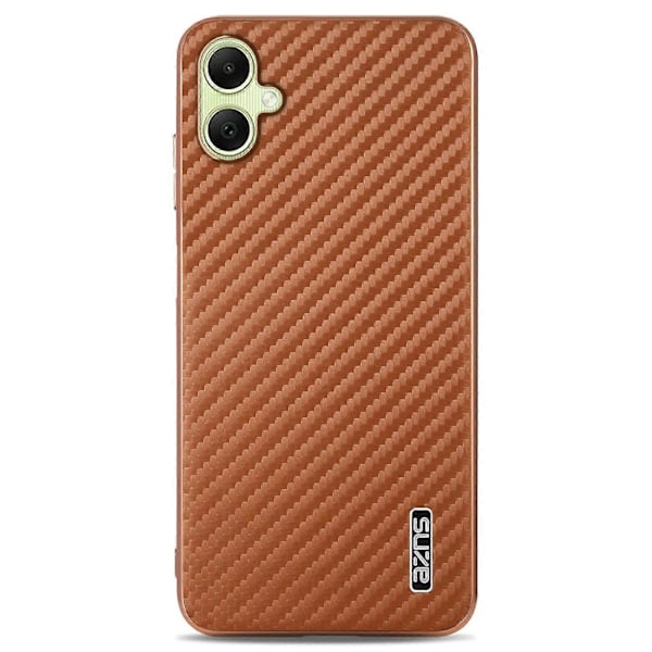AZNS Skal för Samsung Galaxy A06 Elektropläterad Kolfibertextur PU+TPU Telefonskal Multicolor Style B