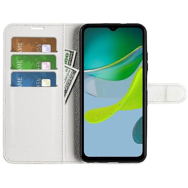 Puhelinpidikekotelo Motorola Moto E13 4G:lle, lompakkotoiminnolla varustettu nahkakuorikotelo Multicolor Style B