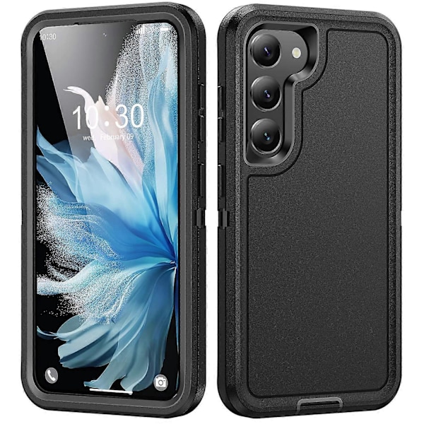 For Samsung Galaxy S23 Hybrid PC+TPU Telefondeksel Sklisikkert Støtsikkert Bakdeksel Multicolor Style C