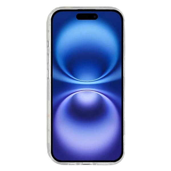 Magnetisk deksel til iPhone 16 IMD Blomstermønster TPU+PC Klar Bakside Multicolor Style C
