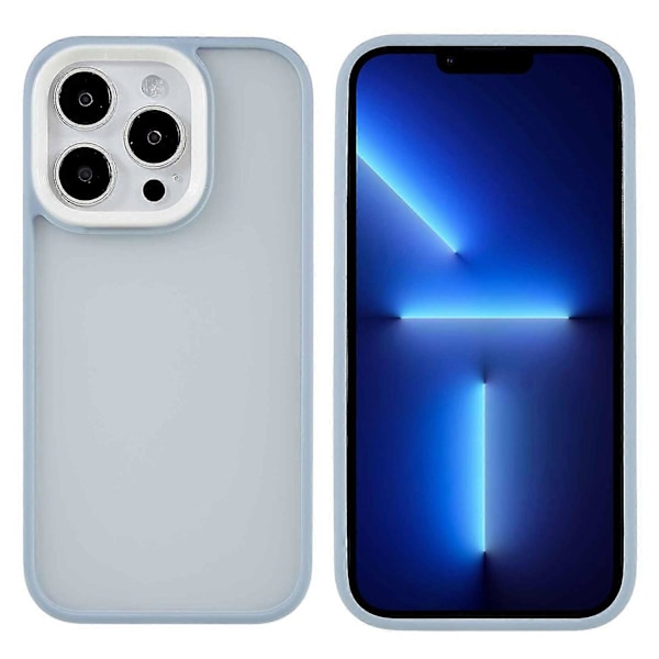 FULEXIN Skal för iPhone 15 Pro, hudvänlig yta, färgglad TPU-ram + PC Stöttåligt Skydd Multicolor Style B