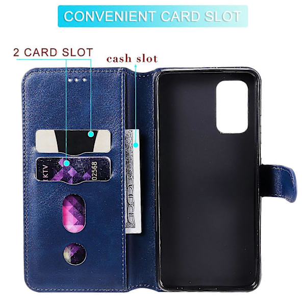 Kvalitets Plånboksfodral Ställ Flip Läder Skal för Samsung Galaxy A32 4G (EU Version) Multicolor Style A