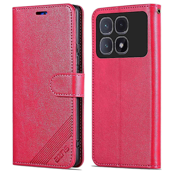 AZNS Fodral för Xiaomi Redmi K70 Ultra Anti-Scratch PU Läder Ställ Plånbok Telefonskydd Multicolor Style C