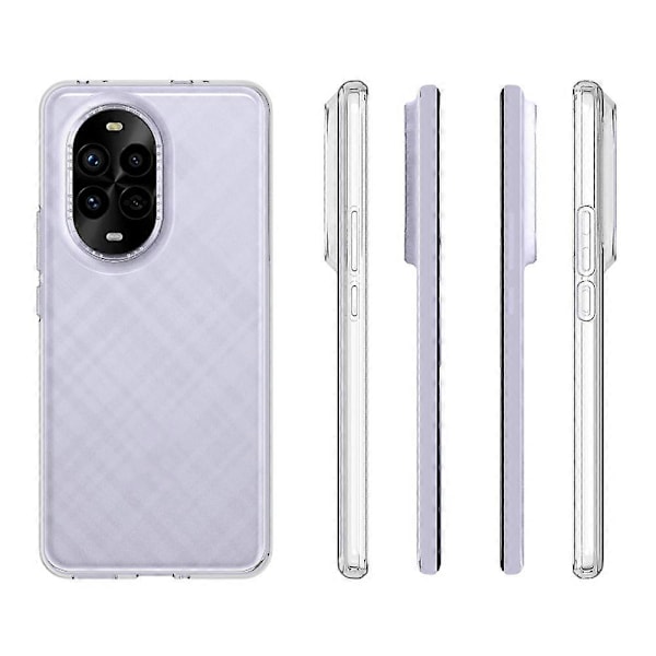 För Huawei nova 13 Pro Transparent Telefonfodral Vattenmärkesresistent TPU Baksida