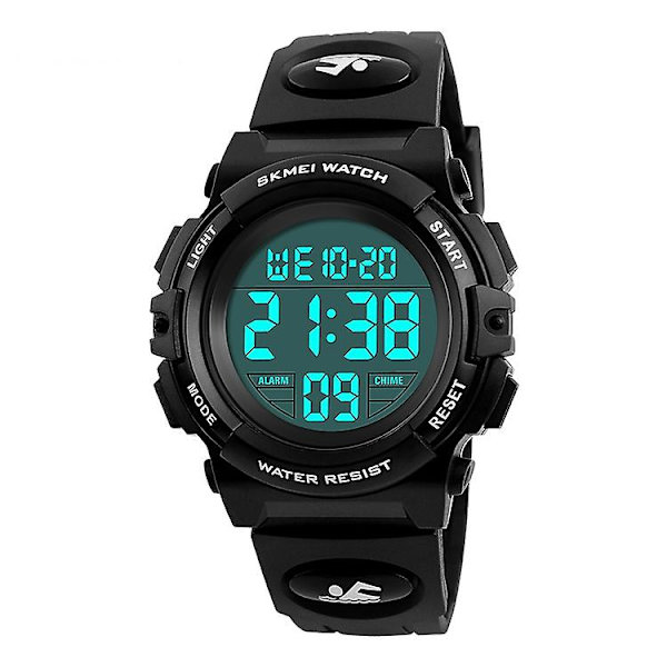 Skmei 1258 Outdoor Waterproof Luminous Sports Watch Black