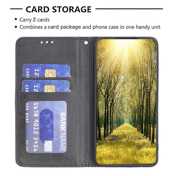 Telefoncover til Samsung Galaxy A05s 4G Etui Præget Læder Telefon Shell Multicolor Style B