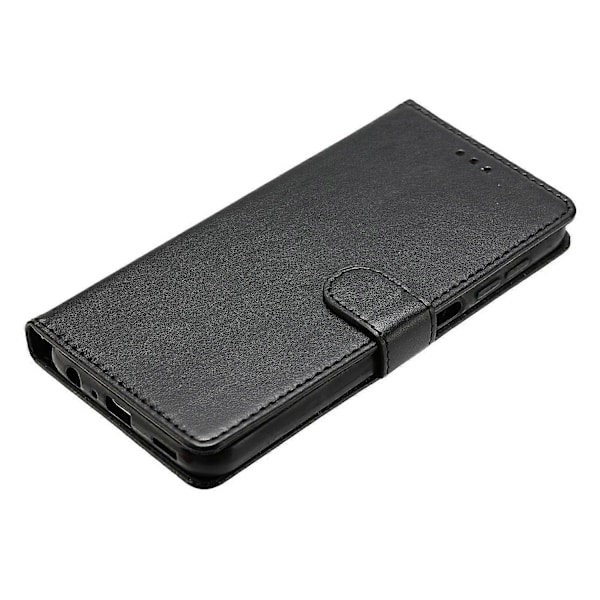 Læder telefoncover med pung, stativ og praktisk rem til iPhone 14 - Grøn Multicolor Black