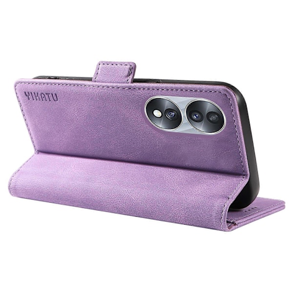 YIKATU YK-005 Honor 70 5G Lompakkokotelo Puhelimen Suojakotelo Jalustalla Ihoa myötäilevää PU-nahkaa Multicolor Style B