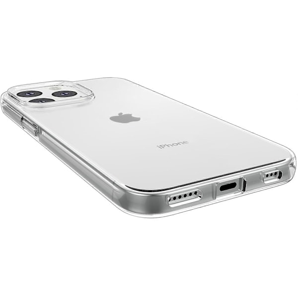 Kirkas TPU-kotelo + Temperoitu lasi näytönsuojakalvo iPhone 13 Pro 6,1 tuuman
