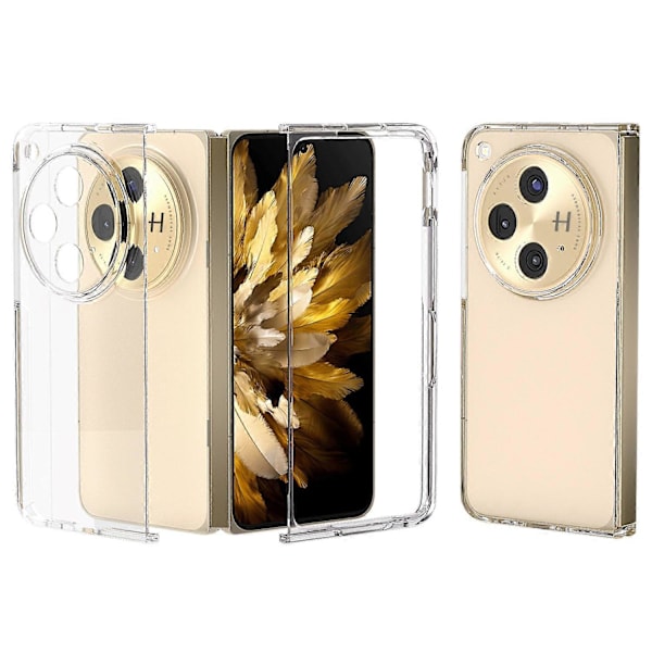 Skal för Oppo Find N3 5G Hårt PC Transparent Vikbart Telefonskydd