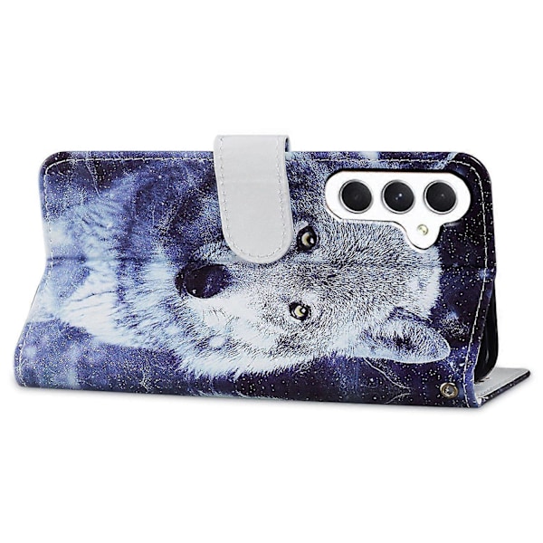 Til Samsung Galaxy A05s 4G Wallet Case PU Læder Mønster Print Telefon Cover Multicolor Style F