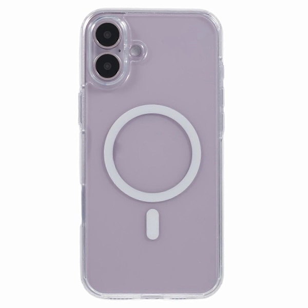 X-LEVEL Crystal Clear -sarja iPhone 16 Plus -kuorelle TPU+PC Puhelinkuori Yhteensopiva MagSafe-harmaa Multicolor Transparent