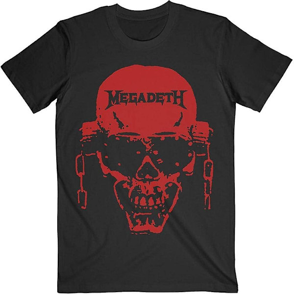 Megadeth 'vic Hi-contrast Red' (sort) T-shirt Black M
