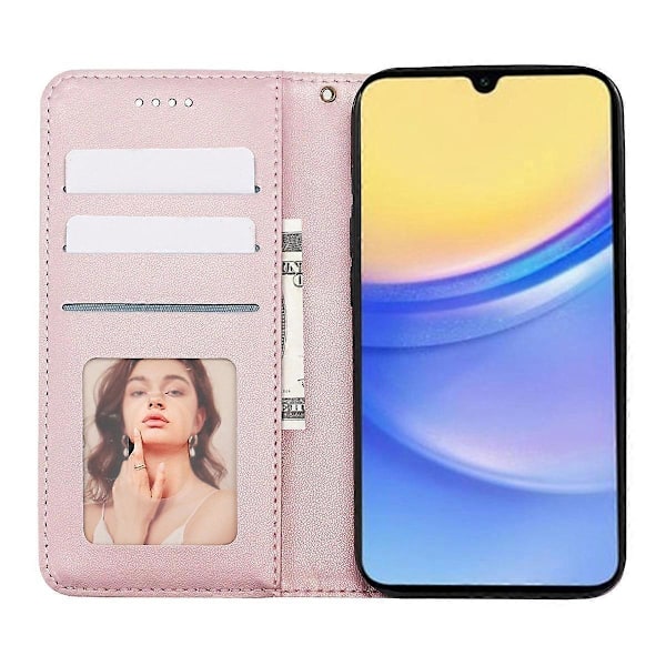 Plånboksfodral för Samsung Galaxy A26 5G Stark Magnetisk Rutmönster Präglat Läder Flip Multicolor Style E