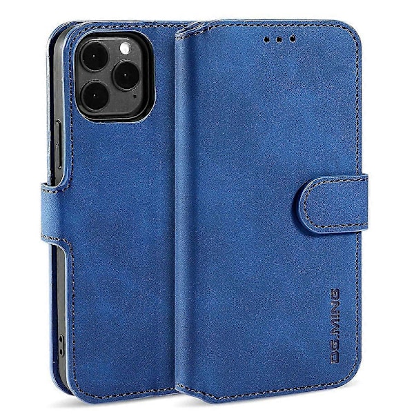 Retro Læder Telefoncover med Pung Stand Design og Praktisk Rem til iPhone 13 Multicolor Style E