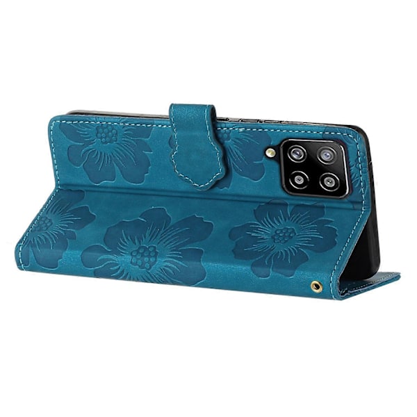 Til Samsung Galaxy A42 5G Blomstermønster Telefon Stand Case PU Læder Wallet Cover Multicolor Style A