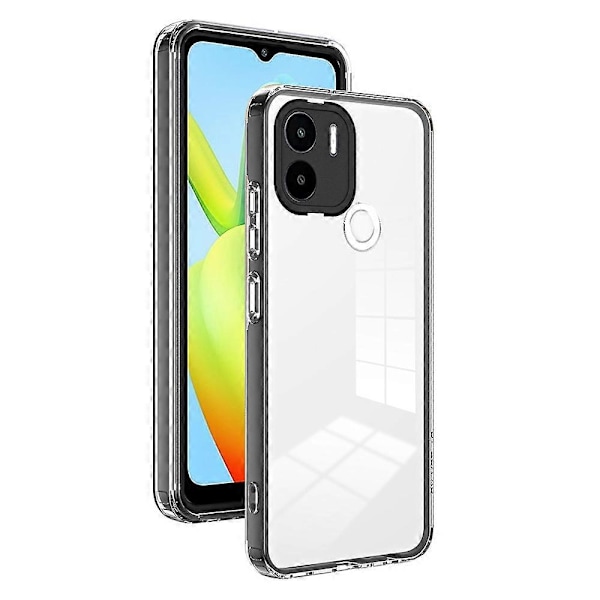 För Xiaomi Redmi A1+ 4G/Redmi A2+ 4G/Poco C50 4G TPU+PC Transparent Mobilskal