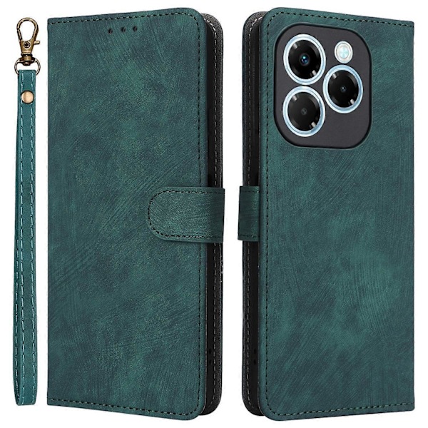 Pung til Infinix Note 40X 5G X6838 med RFID-blokering PU læder cover stativ visning Multicolor Style C
