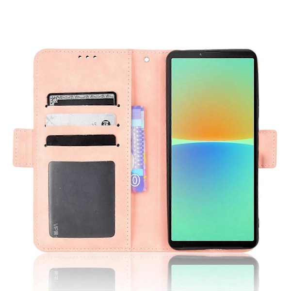 Monipaikkainen korttikotelo Sony Xperia 10 V -puhelimelle, lompakkotelineellä varustettu suojakuori Multicolor Style B