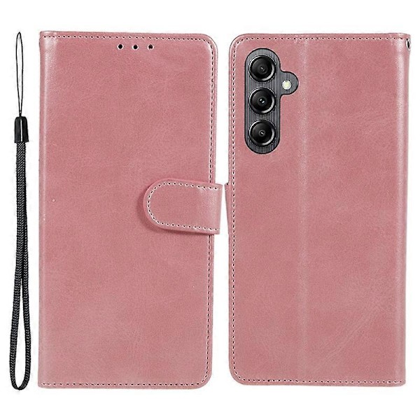 Samsung Galaxy A15 5G -puhelimen iskunkestävä nahkainen suojakotelo magneettisella lompakkotelineellä Multicolor Style F