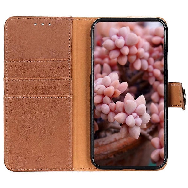KHAZNEH Telefoncover til Oppo A38 4G Etui, PU-læder med kohudtekstur, Stand Wallet Multicolor Style D