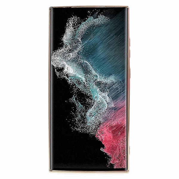 Til Samsung Galaxy S23 Ultra Blankt Telefoncover 6D Elektropletterede Kanter Blødt TPU Cover Multicolor Style D