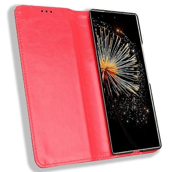 Til Xiaomi Mix Fold 3 5G Folde Etui Retro PU Læder Stand Telefon Cover Multicolor Style B