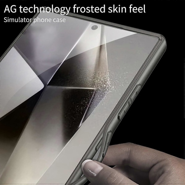 GKK Skal för Samsung Galaxy S24 Ultra Skin-Touch AG Frostat Hårt PC Telefonskydd Multicolor Style B