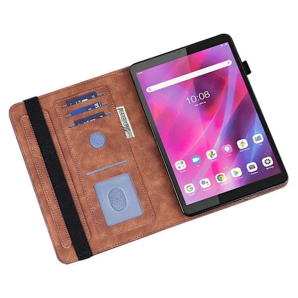 Læder tablet cover med kort slots og stativ til Lenovo Tab M11/Xiaoxin Pad 11 2024 Multicolor Style C