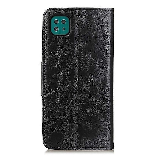 Lompakkoteline jaettu nahkainen puhelinkotelo Samsung Galaxy A22 5G:lle (EU-versio)
