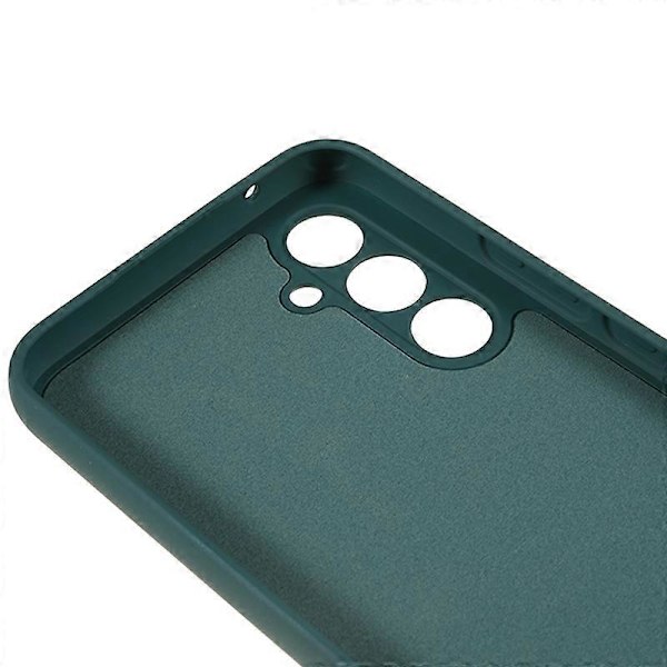 För Samsung Galaxy A14 5G/4G Gummibelagt TPU Skyddsfodral Fiberfoder Fallskydd Mobilskal Multicolor Style F